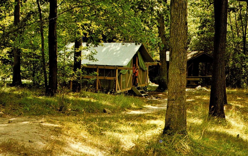 Camp OFair Winds - Old Postcard (newer photo)